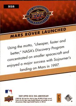 2009 Upper Deck 20th Anniversary #958 Mars Rover Launched Back