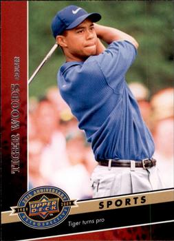 2009 Upper Deck 20th Anniversary #966 Tiger Woods Front