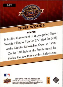 2009 Upper Deck 20th Anniversary #967 Tiger Woods Back