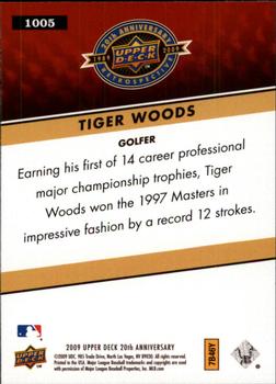 2009 Upper Deck 20th Anniversary #1005 Tiger Woods Back