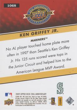 2009 Upper Deck 20th Anniversary #1068 Ken Griffey Jr. Back