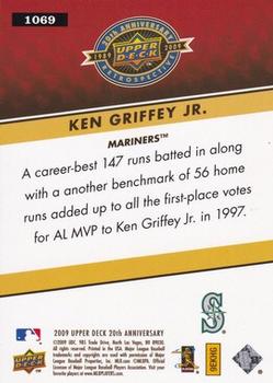 2009 Upper Deck 20th Anniversary #1069 Ken Griffey Jr. Back