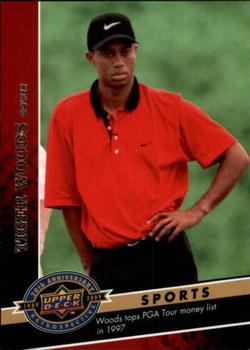 2009 Upper Deck 20th Anniversary #1092 Tiger Woods Front
