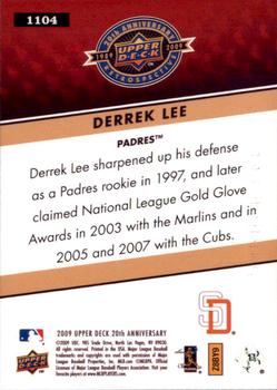 2009 Upper Deck 20th Anniversary #1104 Derrek Lee Back