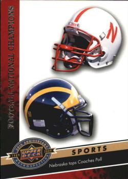 2009 Upper Deck 20th Anniversary #1178 Football National Champions Front