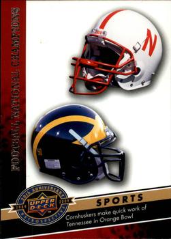2009 Upper Deck 20th Anniversary #1180 Football National Champions Front