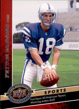 2009 Upper Deck 20th Anniversary #1185 Peyton Manning Front