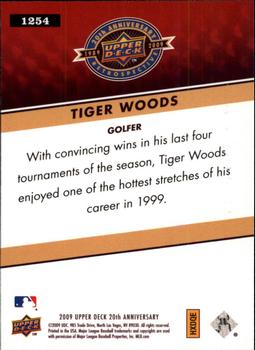 2009 Upper Deck 20th Anniversary #1254 Tiger Woods Back