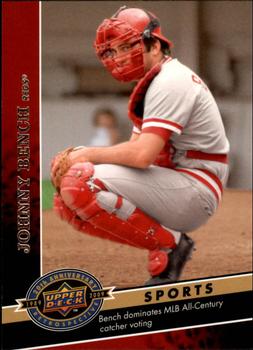 2009 Upper Deck 20th Anniversary #1311 Johnny Bench Front