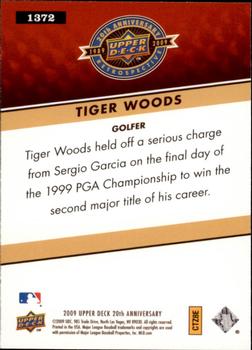 2009 Upper Deck 20th Anniversary #1372 Tiger Woods Back