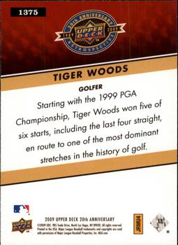 2009 Upper Deck 20th Anniversary #1375 Tiger Woods Back