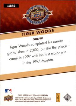 2009 Upper Deck 20th Anniversary #1382 Tiger Woods Back