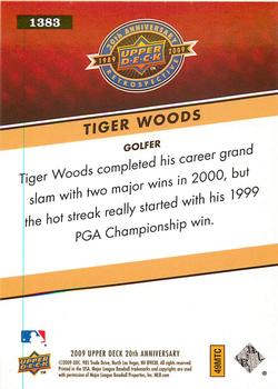 2009 Upper Deck 20th Anniversary #1383 Tiger Woods Back