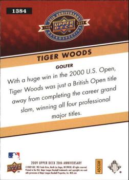 2009 Upper Deck 20th Anniversary #1384 Tiger Woods Back