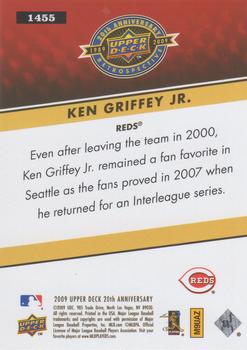 2009 Upper Deck 20th Anniversary #1455 Ken Griffey Jr. Back
