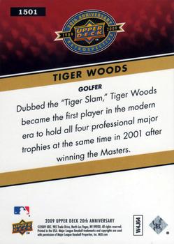 2009 Upper Deck 20th Anniversary #1501 Tiger Woods Back