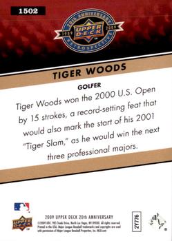 2009 Upper Deck 20th Anniversary #1502 Tiger Woods Back