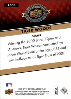 2009 Upper Deck 20th Anniversary #1503 Tiger Woods Back