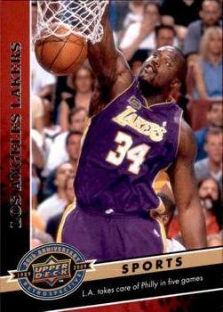 2009 Upper Deck 20th Anniversary #1527 Los Angeles Lakers Front