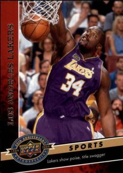 2009 Upper Deck 20th Anniversary #1528 Los Angeles Lakers Front