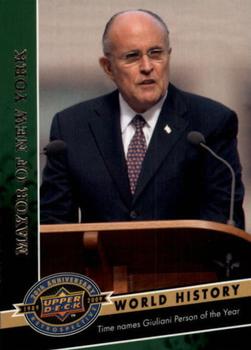 2009 Upper Deck 20th Anniversary #1542 Rudy Giuliani Front