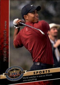 2009 Upper Deck 20th Anniversary #1588 Tiger Woods Front