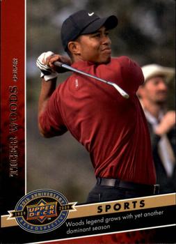 2009 Upper Deck 20th Anniversary #1590 Tiger Woods Front