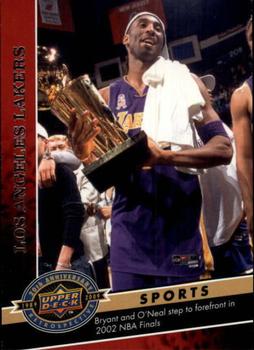 2009 Upper Deck 20th Anniversary #1634 Los Angeles Lakers Front