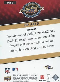 2009 Upper Deck 20th Anniversary #1656 Ed Reed Back