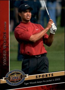 2009 Upper Deck 20th Anniversary #1676 Tiger Woods Front