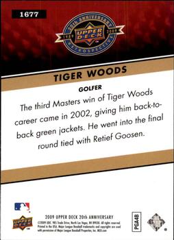 2009 Upper Deck 20th Anniversary #1677 Tiger Woods Back