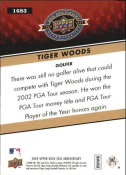 2009 Upper Deck 20th Anniversary #1683 Tiger Woods Back