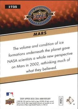 2009 Upper Deck 20th Anniversary #1735 Mars Back