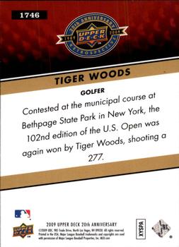2009 Upper Deck 20th Anniversary #1746 Tiger Woods Back