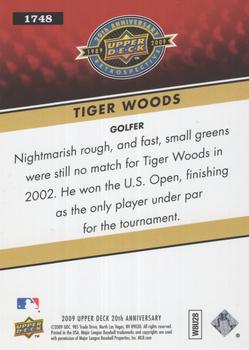 2009 Upper Deck 20th Anniversary #1748 Tiger Woods Back