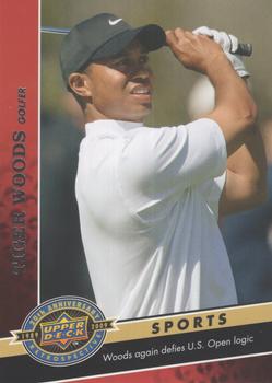 2009 Upper Deck 20th Anniversary #1748 Tiger Woods Front