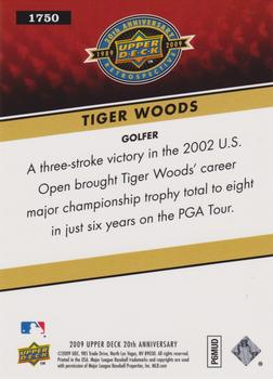 2009 Upper Deck 20th Anniversary #1750 Tiger Woods Back