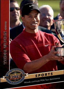 2009 Upper Deck 20th Anniversary #1816 Tiger Woods Front