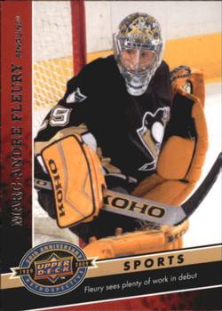 2009 Upper Deck 20th Anniversary #1834 Marc-Andre Fleury Front