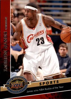 2009 Upper Deck 20th Anniversary #1906 LeBron James Front