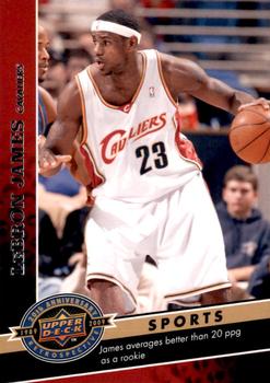 2009 Upper Deck 20th Anniversary #1907 LeBron James Front