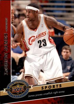 2009 Upper Deck 20th Anniversary #1908 LeBron James Front