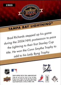 2009 Upper Deck 20th Anniversary #1923 Tampa Bay Lightning Back