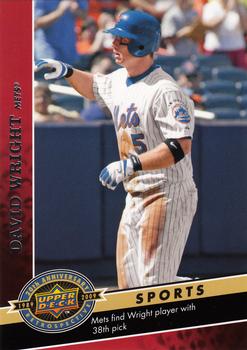2009 Upper Deck 20th Anniversary #1957 David Wright Front