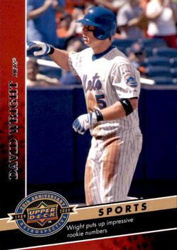 2009 Upper Deck 20th Anniversary #1958 David Wright Front
