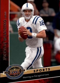 2009 Upper Deck 20th Anniversary #1989 Peyton Manning Front