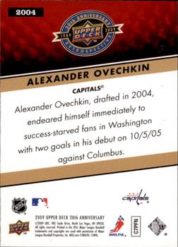 2009 Upper Deck 20th Anniversary #2004 Alexander Ovechkin Back