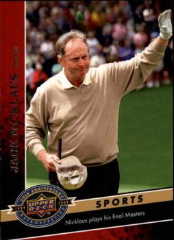 2009 Upper Deck 20th Anniversary #2012 Jack Nicklaus Front