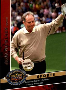 2009 Upper Deck 20th Anniversary #2015 Jack Nicklaus Front