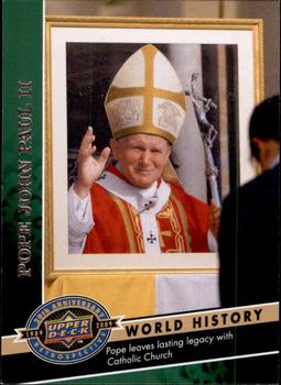 2009 Upper Deck 20th Anniversary #2025 Pope John Paul II Front